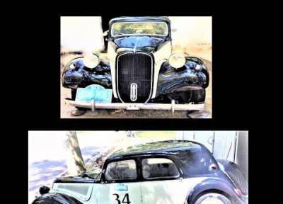 عکس ، انتقال یک خودرو سیتروئن مدل 1953 به موزه اتومبیل های سلطنتی سعدآباد