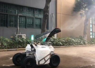 روبات های ضدعفونی کننده به جنگ کرونا می فرایند
