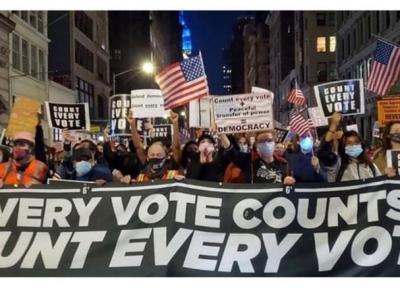 تجمع اعتراضی مردم نیویورک علیه دونالد ترامپ