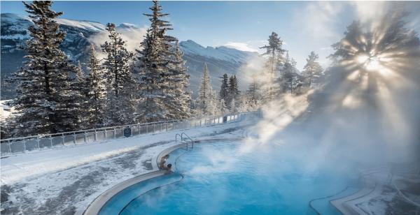 آلبرتای زیبا: چشمه های آبگرم Banff Upper Hot Springs